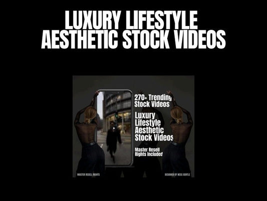 270+ Luxury Lifestyle Aesthetic Stock Videos